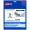 Avery Printable Matte White Corner Cards with Sure, 4.25" x 5.5" Rectangle Scalloped
